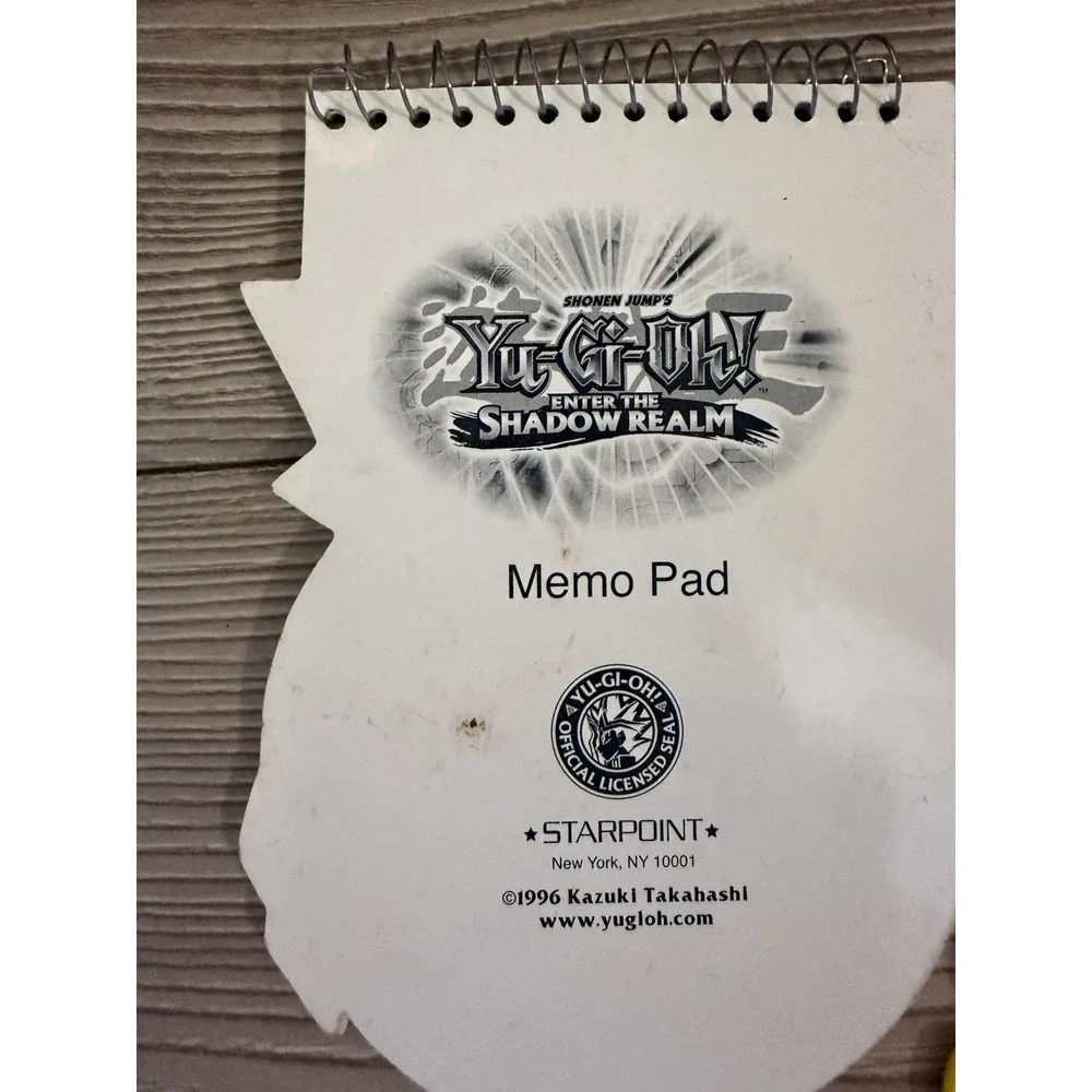 Yu-Gi-Oh Vtg‎ 1996 Ruler Pencil Notebook And  Collectible